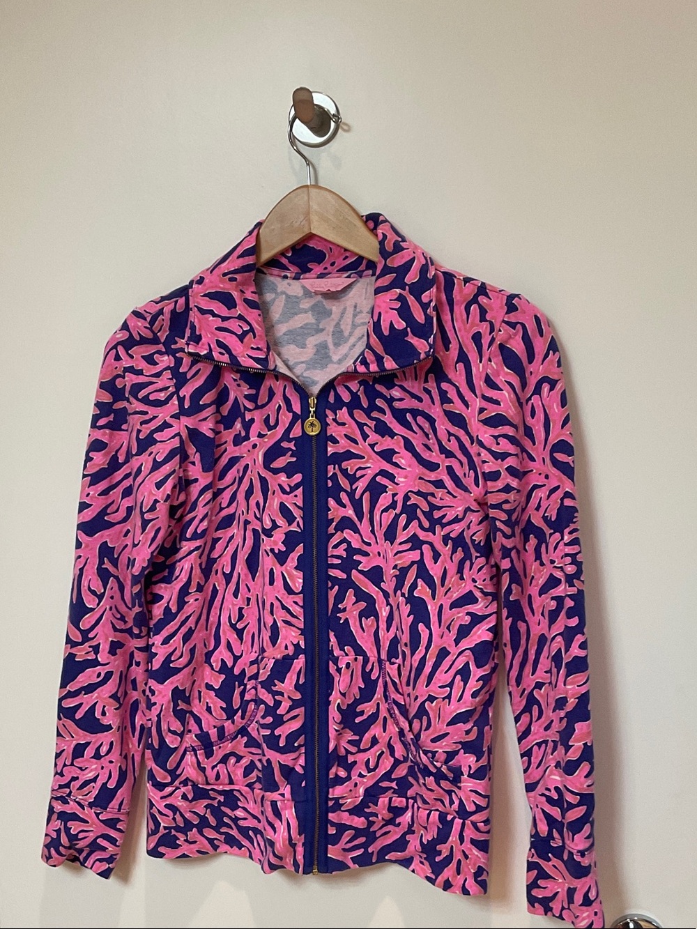 Lilly Pulitzer coral jacket